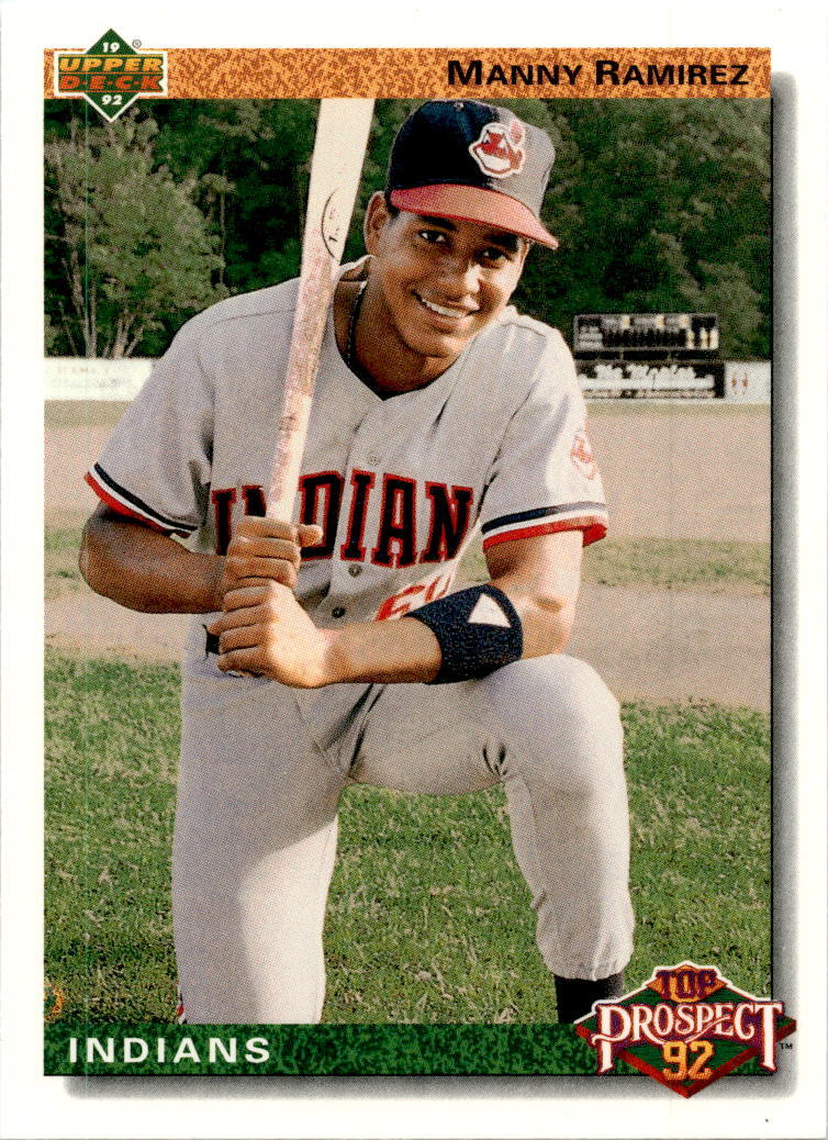 1992 Upper Deck #63 Manny Ramirez Rookie Cleveland Indians