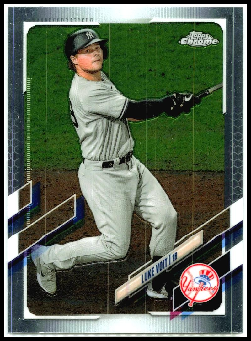2021 Topps Chrome #87 Luke Voit New York Yankees