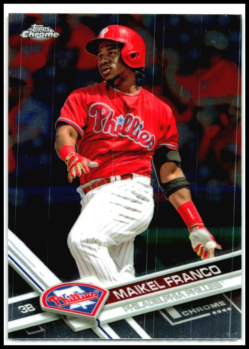 2017 Topps Chrome #119 Maikel Franco Philadelphia Phillies
