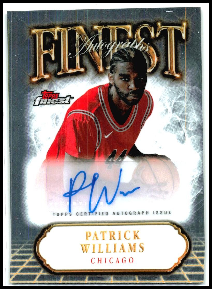 2024-25 Topps Finest Finest Autographs #FA-PW Patrick Williams