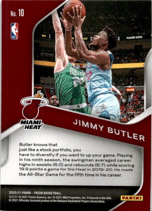 2020 Prizm Dominance #10 Jimmy Butler Miami Heat