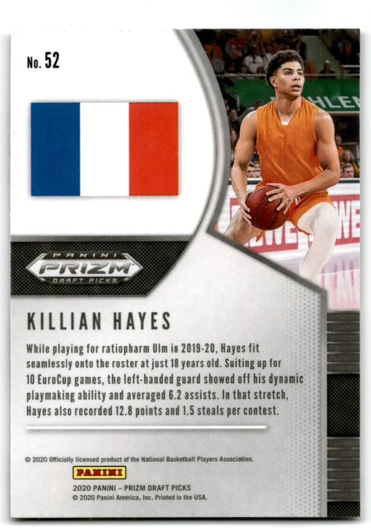 2020-21 Panini Prizm Draft Picks Killian Hayes ratiopharm Ulm #52