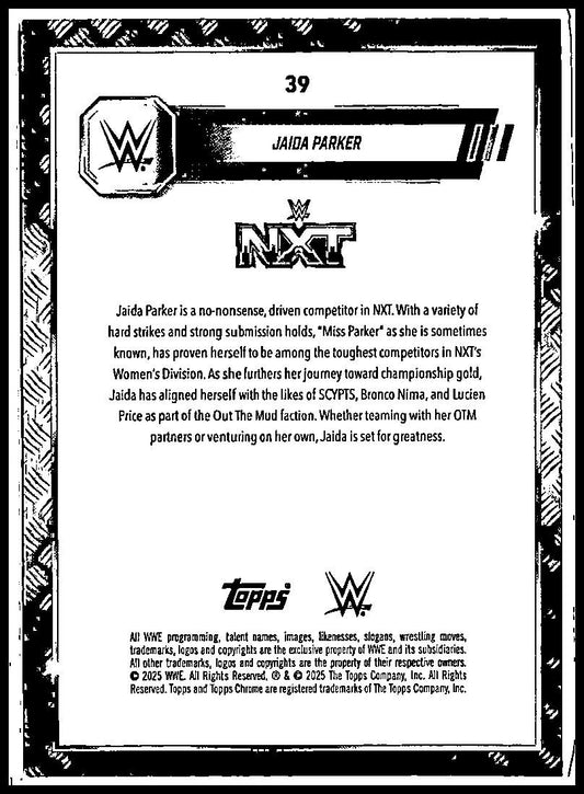 2025 Topps Chrome WWE #39 Jaida Parker