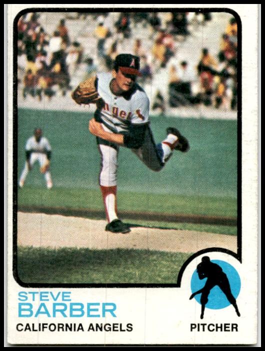 1973 Topps #36 Steve Barber California Angels