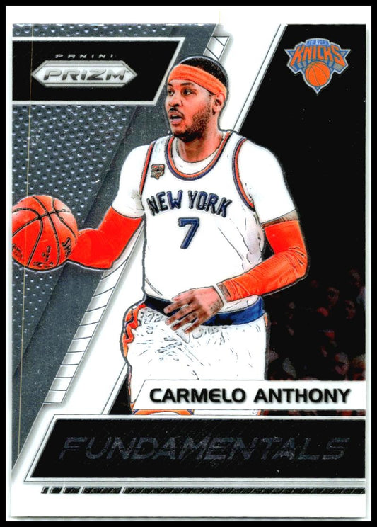2017-18 Prizm #45 Carmelo Anthony Knicks