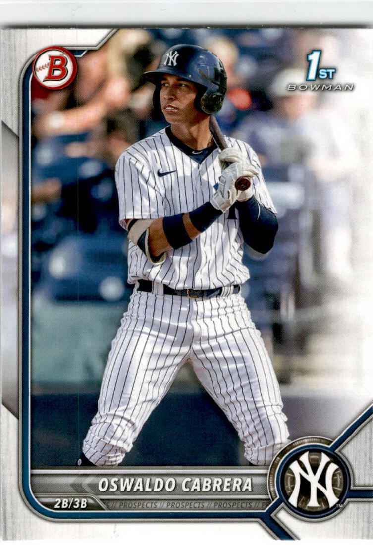 2022 Bowman #BP-17 Oswaldo Cabrera New York Yankees