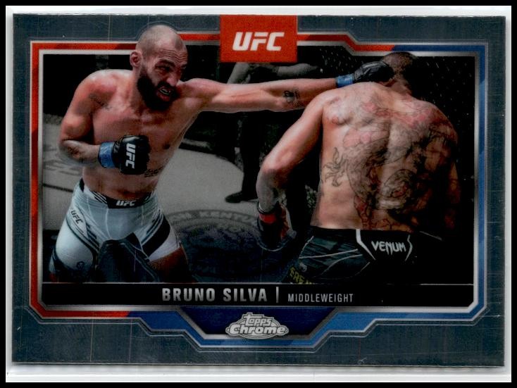 2025 Topps Chrome UFC #144 Bruno Silva