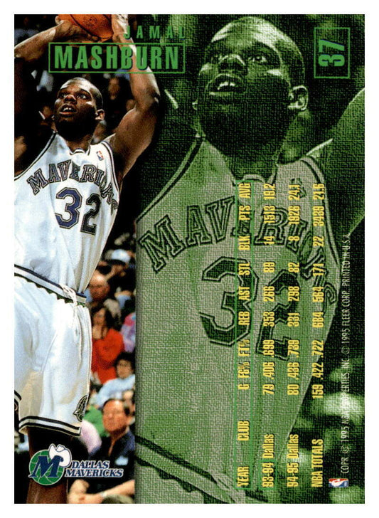 1995 Fleer #37 Jamal Mashburn