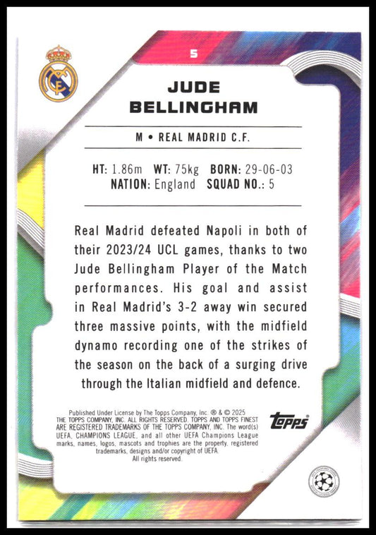 Jude Bellingham #5 2024-25 Finest UEFA Club Competitions