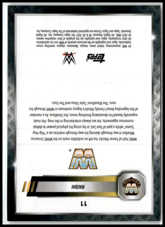 2025 Topps Chrome WWE #11 Rikishi