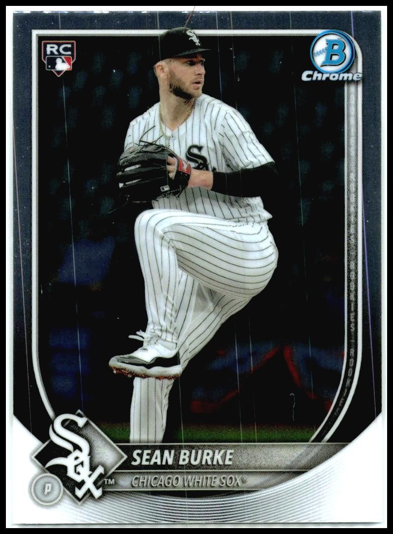2025 Bowman Chrome #62 Sean Burke Rookie White Sox
