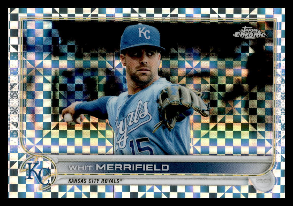 2022 Topps Chrome  X-Fractor #154 Whit Merrifield