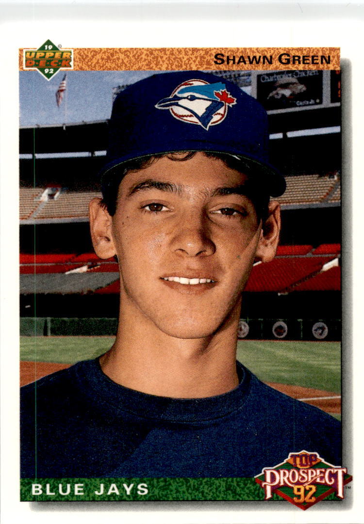 1992 Upper Deck #55 Shawn Green Rookie Toronto Blue Jays