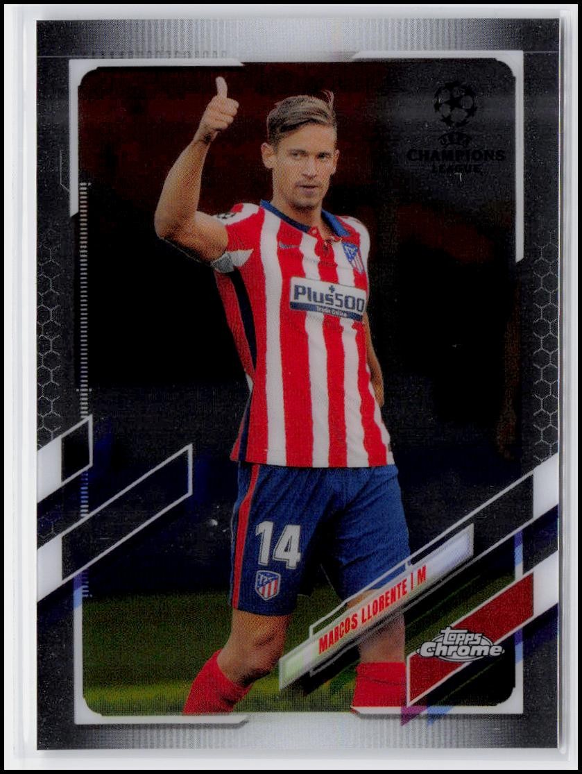 2020-21 Topps Chrome UEFA Champions League #54 Marcos Llorente