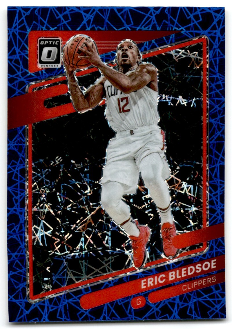 2021-22 Donruss Optic Blue Velocity Prizm Eric Bledsoe Los Angeles Clippers #73