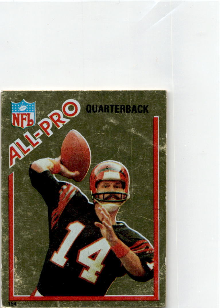 1982 Topps All Pro Sticker #154 Ken Anderson Cincinnati Bengals