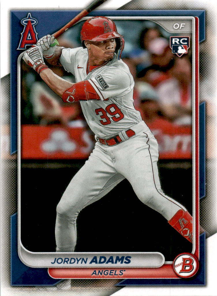 2024 Bowman #27 Jordyn Adams Rookie Los Angeles Angels