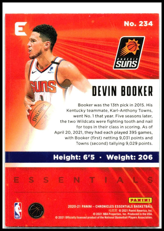 2020-21 Panini Chronicles #234 Devin Booker Phoenix Suns