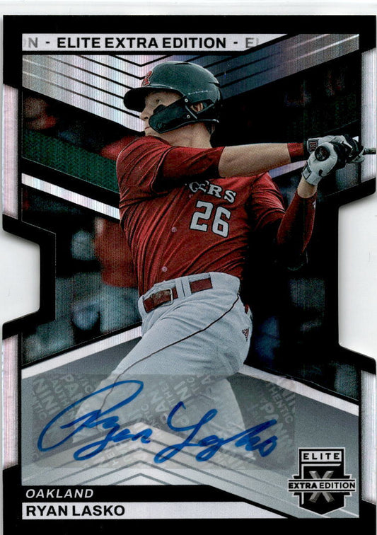 2023 Panini Elite Extra Edition #131 Ryan Lasko Auto /399 Oakland Athletics
