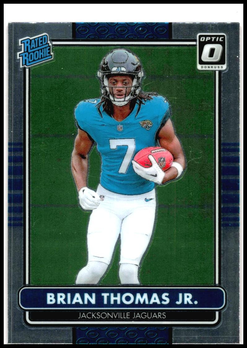 2024 Donruss Optic 2014 Retro Series #12 Brian Thomas Jr. Jacksonville Jaguars