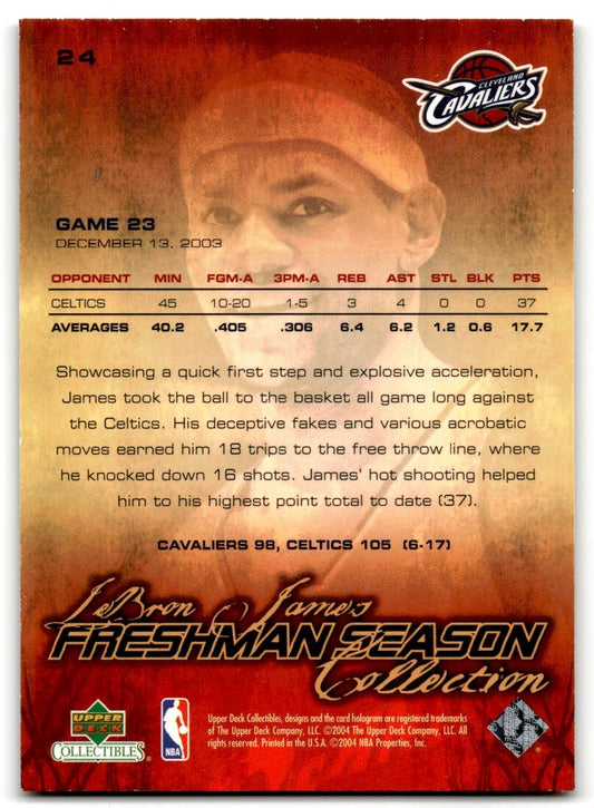 2004-05 Upper Deck LeBron James Freshman Season LeBron James Cleveland Cavaliers