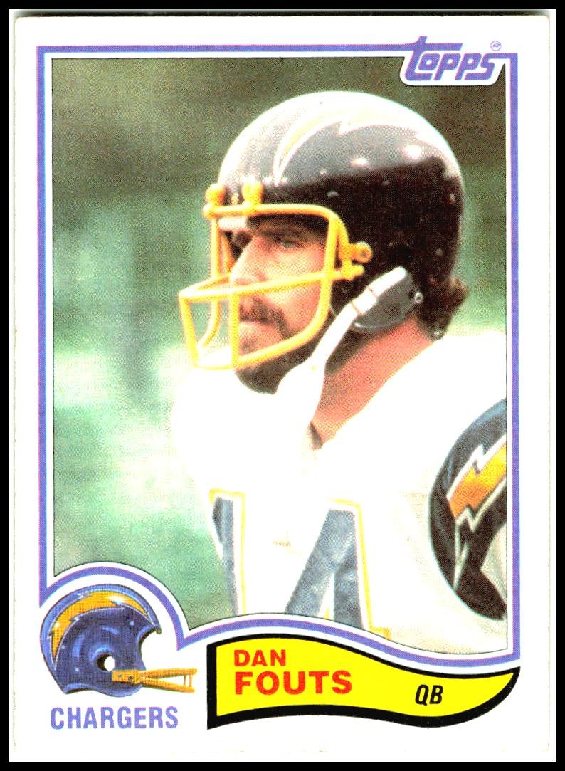 1982 Topps #230 Dan Fouts San Diego Chargers