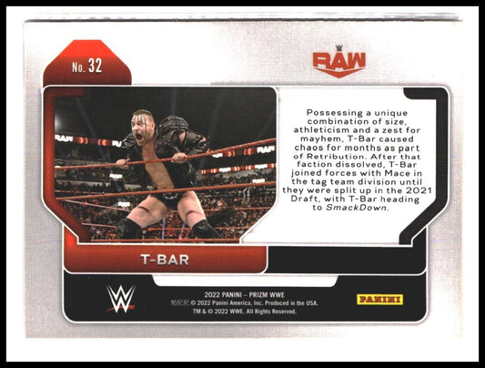 T-Bar #32 2022 Panini Prizm WWE