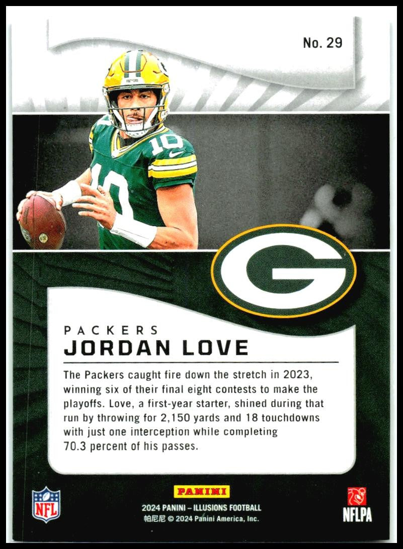 2024 Panini Illusions Retail #29 Jordan Love Green Bay Packers