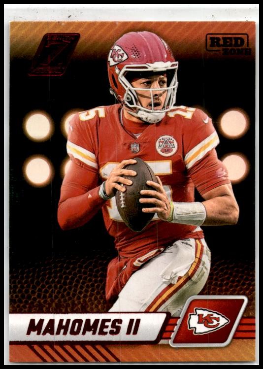 2023 Panini Zenith Red Zone #50 Patrick Mahomes II Kansas City Chiefs