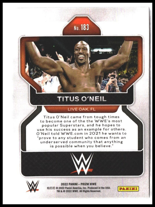 Titus O'Neil #183 2022 Panini Prizm WWE