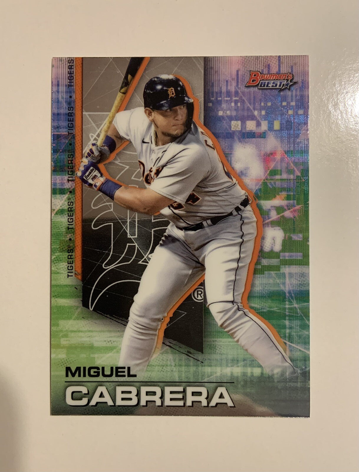 2021 Bowman's Best Miguel Cabrera #43 Detroit Tigers