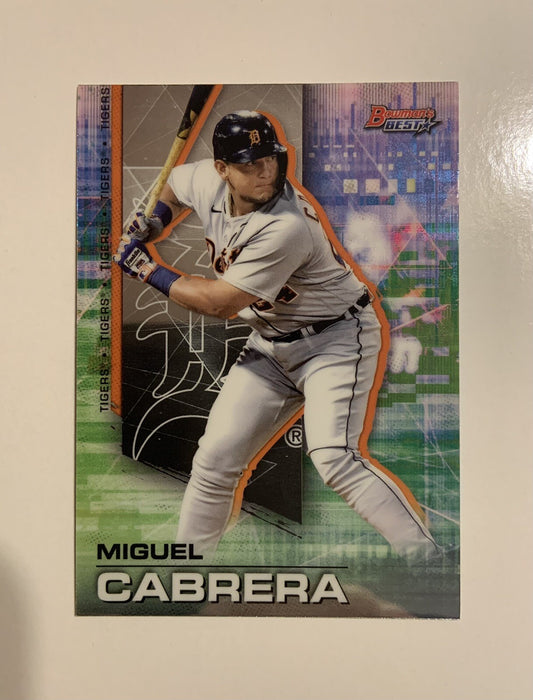 2021 Bowman's Best Miguel Cabrera #43 Detroit Tigers