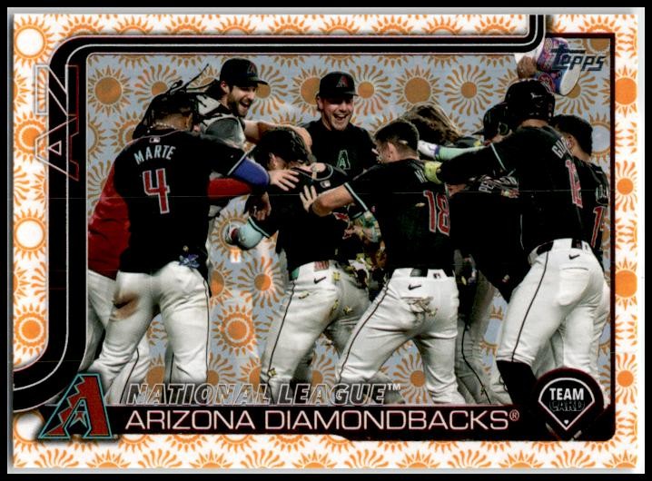 2025 Topps Holiday #466 Arizona Diamondbacks Arizona Diamondbacks