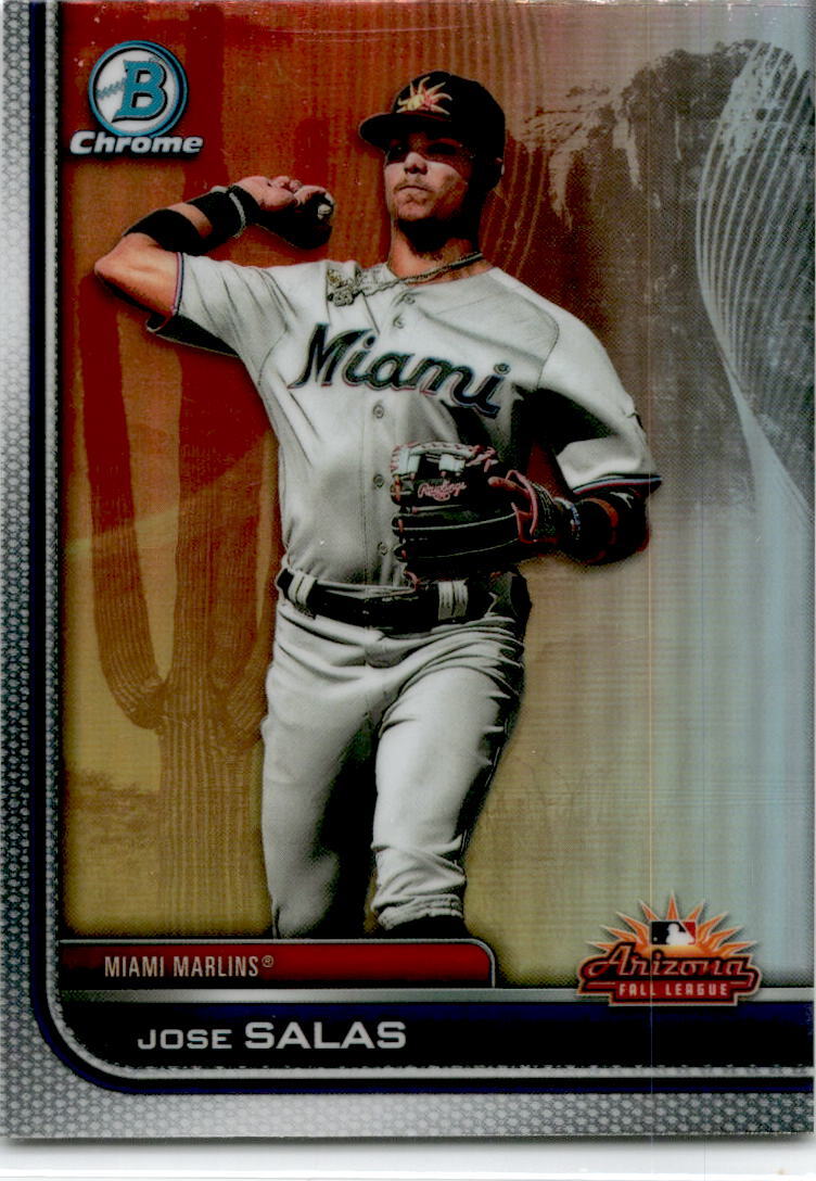 2023 Bowman Chrome Arizona Fall League #AFLS-14 Jose Salas Miami Marlins