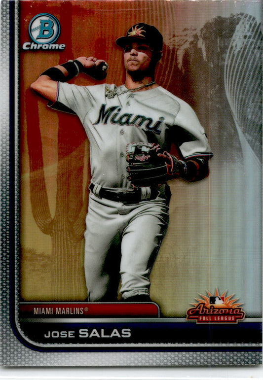 2023 Bowman Chrome Arizona Fall League #AFLS-14 Jose Salas Miami Marlins