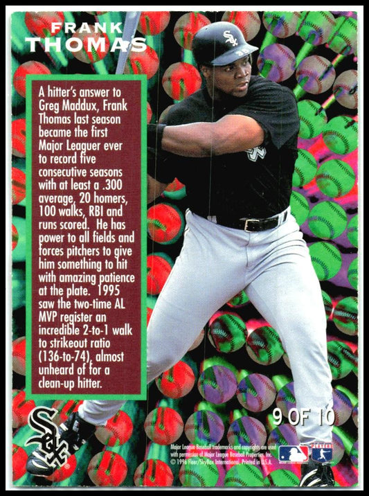 1996 Fleer Update Soaring Stars #9 Frank Thomas Chicago White Sox