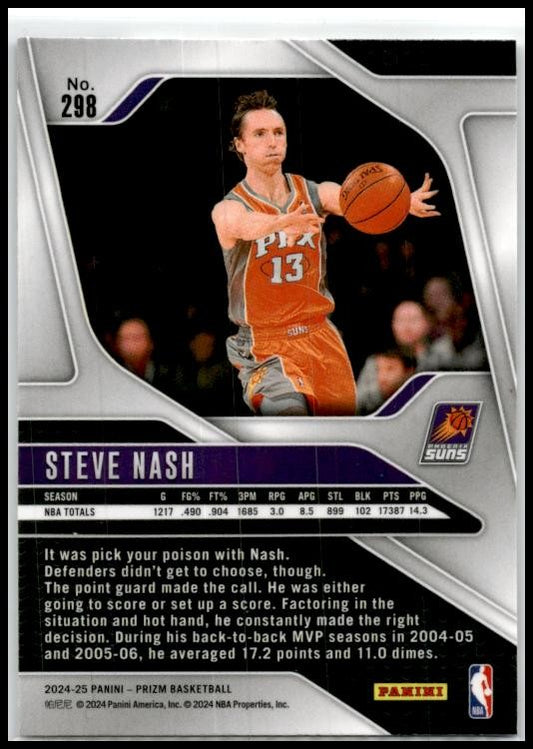 2024-25 Panini Prizm #298 Steve Nash Phoenix Suns
