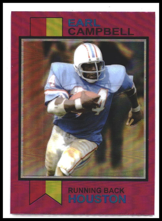Earl Campbell #1973-13 2023 Topps Composite 1973 Topps Football Pink Refractor