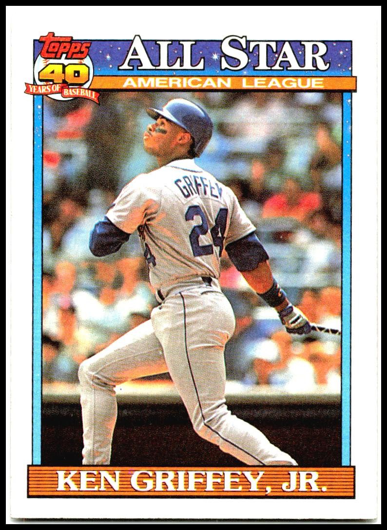 1991 Topps #392 Ken Griffey, Jr. Seattle Mariners