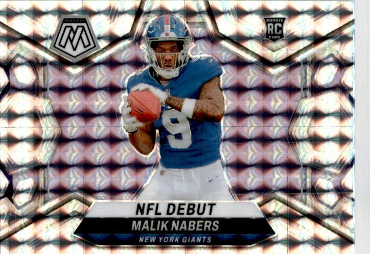 2024 Panini Mosaic NFL Debut Mosaic Prizm #284 Malik Nabers New York Giants