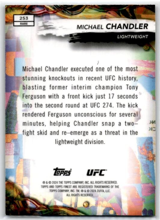 2024 Topps Finest UFC #263 Nikita Krylov