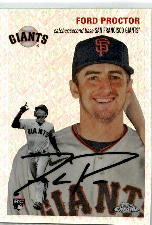 2023 Topps Chrome Platinum Anniversary Topps Refractor #169 Ford Proctor  /499