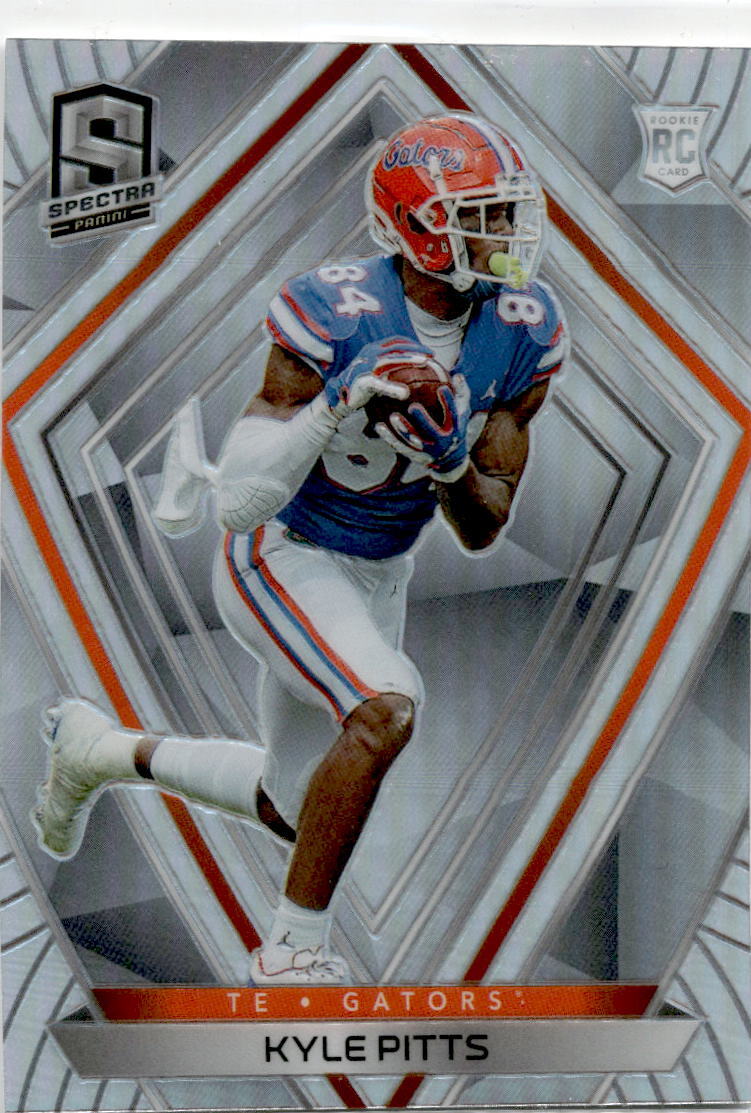 2021 Panini Chronicles Spectra Draft Picks Silver #296 Kyle Pitts falcon/Gators