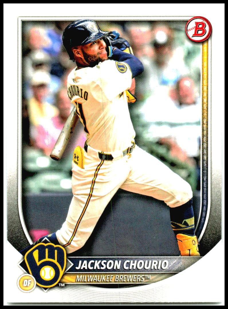 2025 Bowman #11 Jackson Chourio Milwaukee Brewers