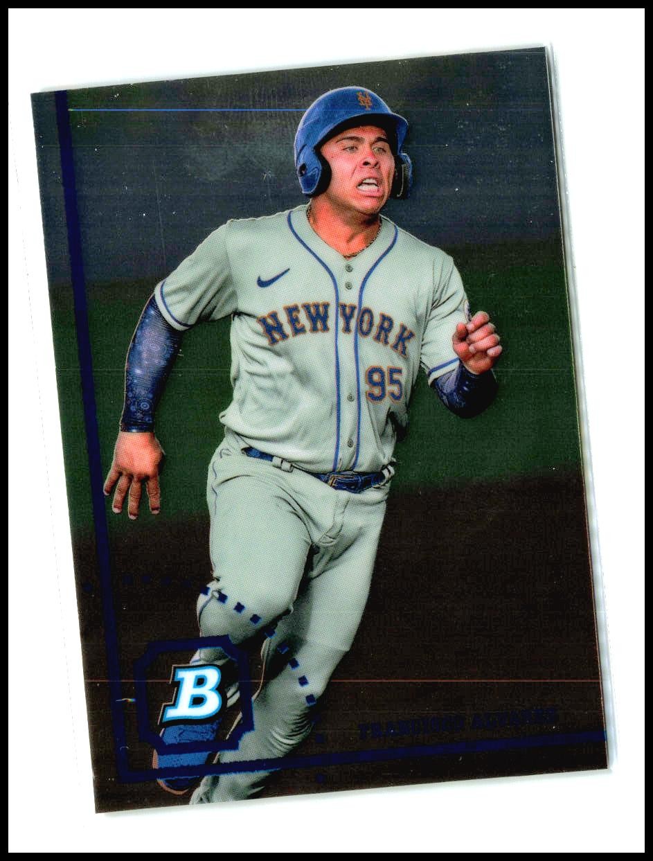 2022 Bowman Heritage Chrome Prospects #BHPC-115 Francisco Alvarez New York Mets