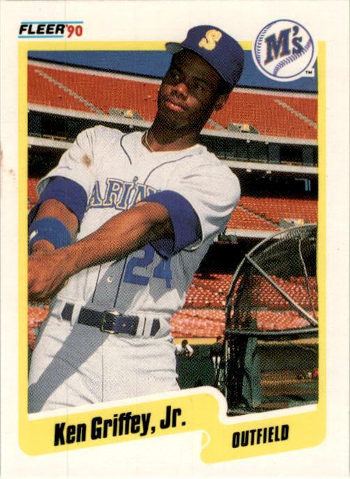 1990 Fleer #513b Ken Griffey, Jr. Seattle Mariners
