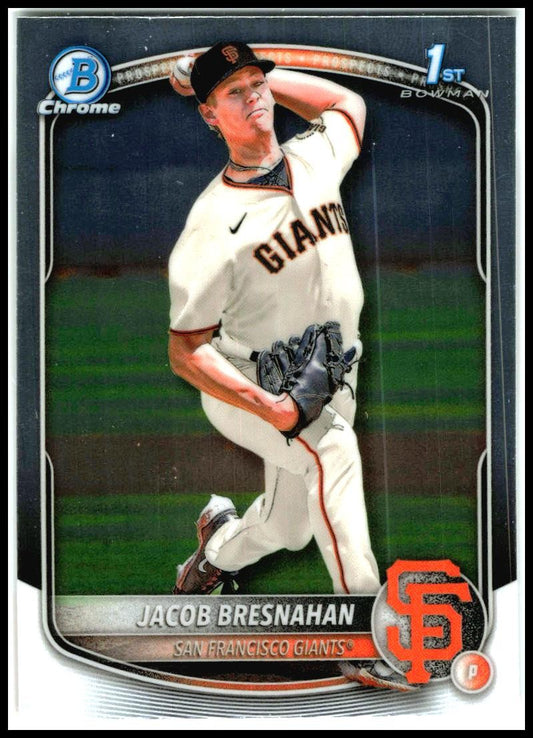 2025 Bowman Chrome Prospects #BCP-53 Jacob Bresnahan San Francisco Giants