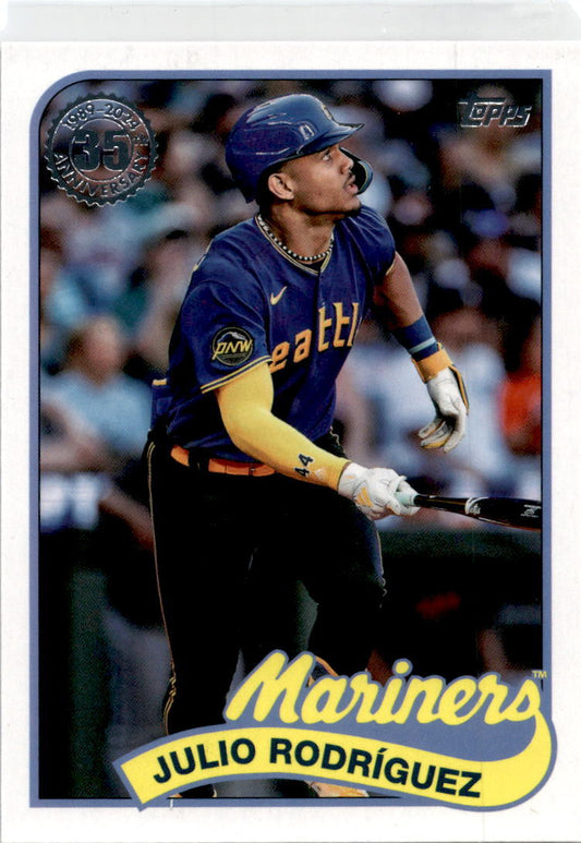 2024 Topps #89B-66 Julio Rodríguez Seattle Mariners