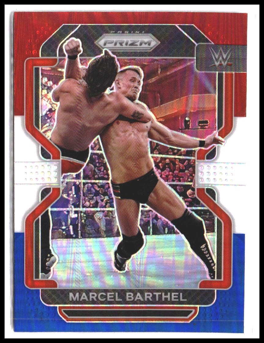 Marcel Barthel #186 2022 Panini Prizm WWE Red, White and Blue