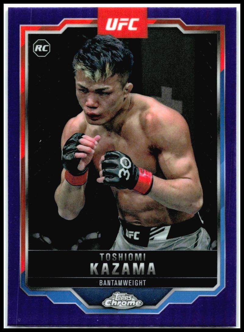2025 Topps Chrome UFC Purple #150 Toshiomi Kazama